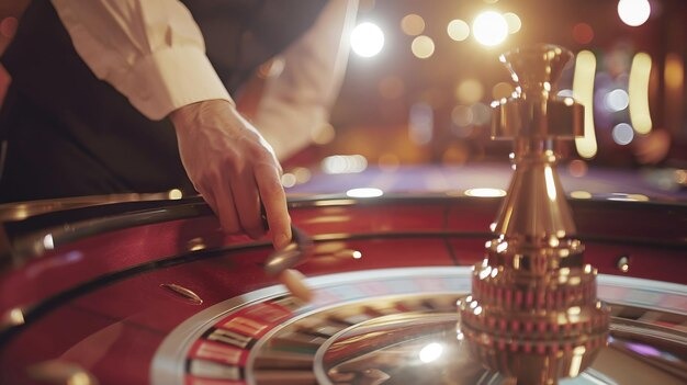 nada4d Caishen Wins live-dealer table showing betting zones, HD camera broadcast, and professional croupier